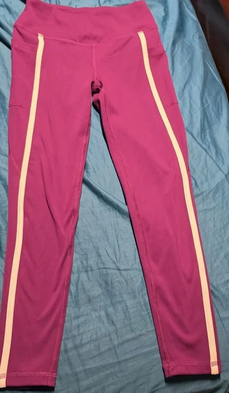 DSG Girls Small Vibrant Violet High Rise Legging NWT waist 24
